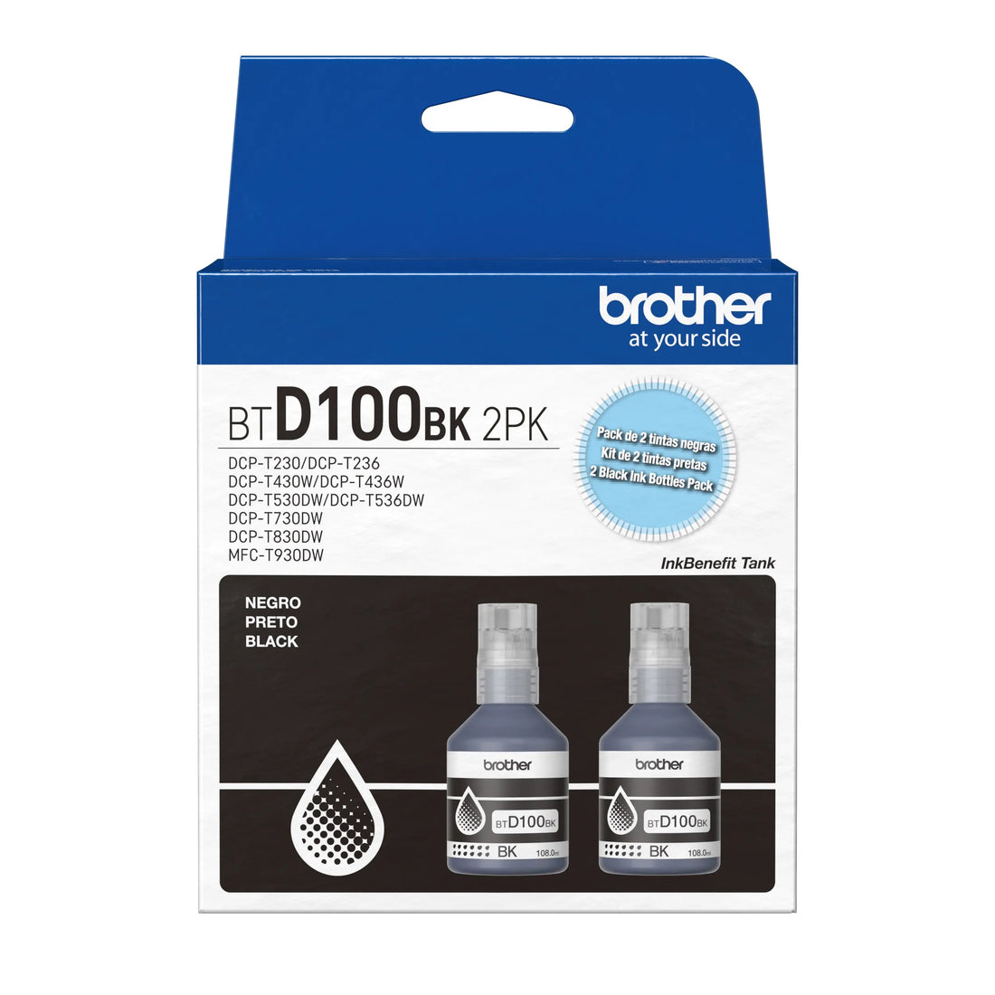 Brother BTD100BK2PK consumible original