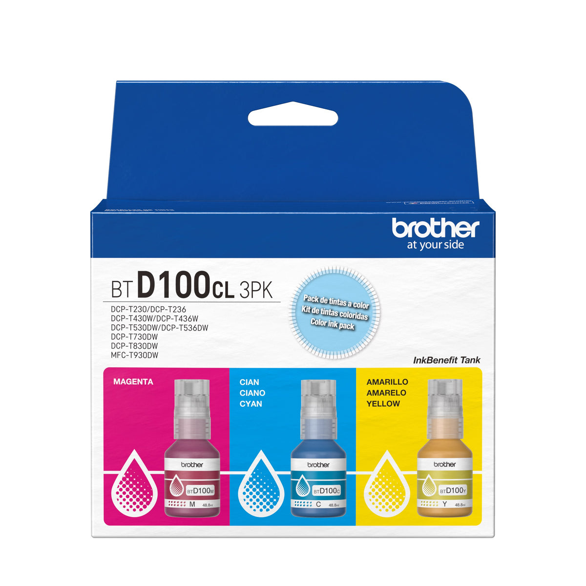 Brother BTD100CL3PK consumible original