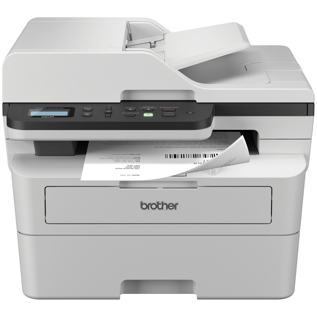 Brother DCPB7640DW multifuncional láser monocromático