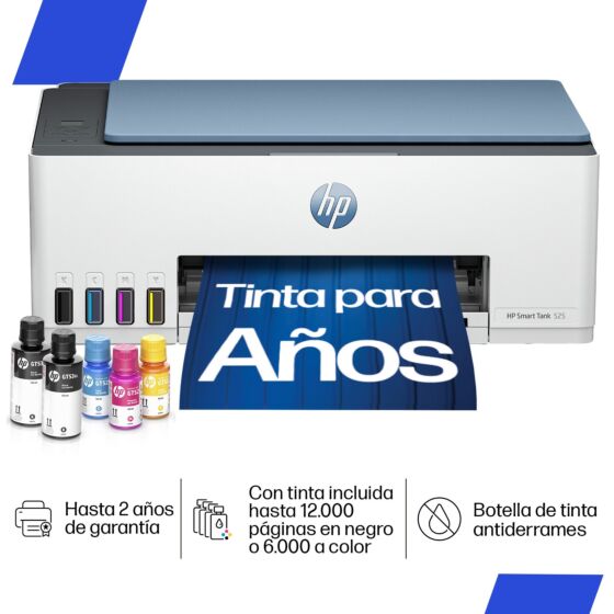 HP Smart Tank 525 multifuncional de tanque de tinta