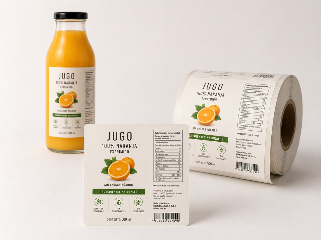 RIBETEC Rollo térmico 57 × 40 mm rollo de papel térmico