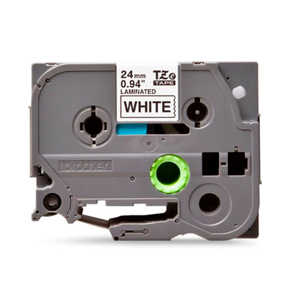 Cinta Negro/Blanco Brother TZE251 24 mm