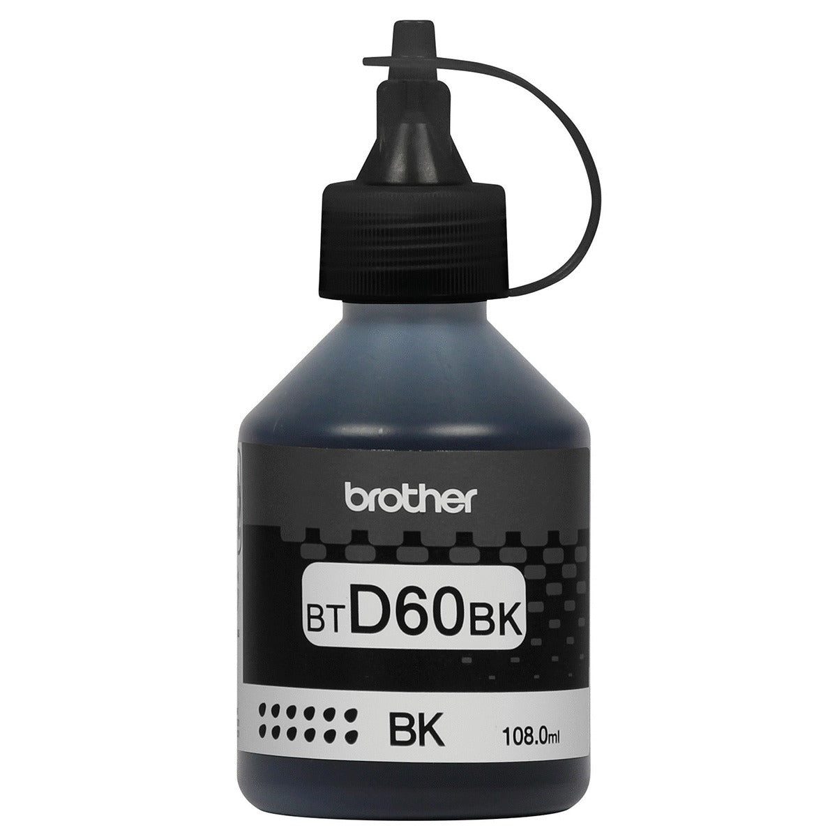 Botella de Tinta Brother BTD60BK / Negro / 6500 páginas / Brother DCP / MFC
